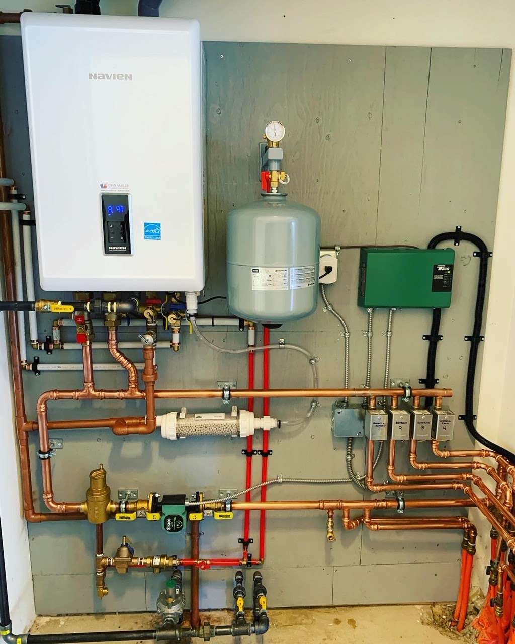 New Navien tankless water heater