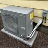 A heat pump installed by John Sadler Plumbing & Heating